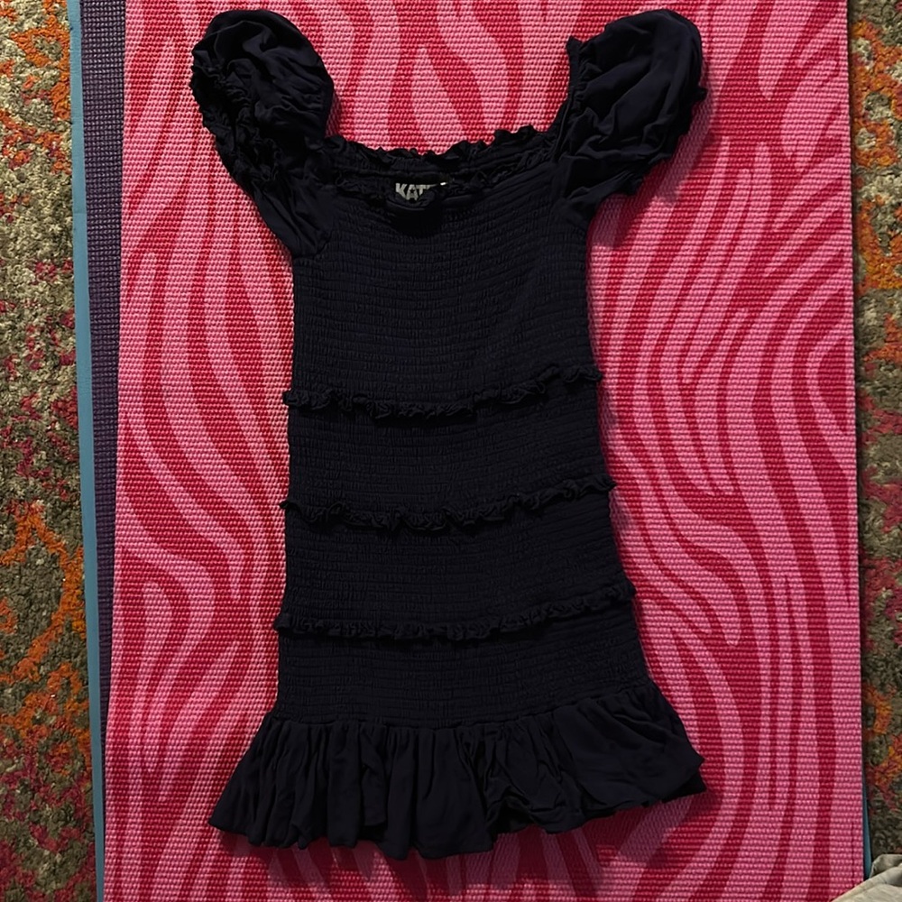katie J NYC navy dress